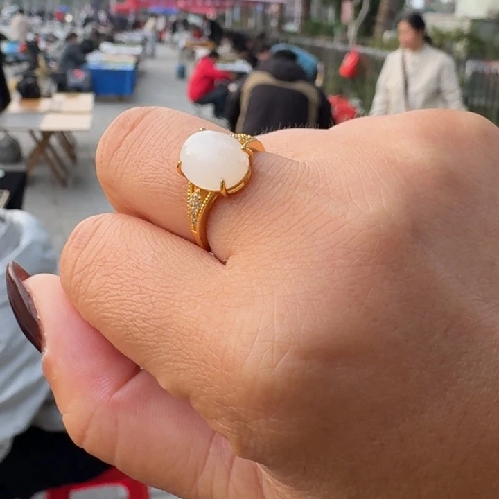 和田玉银S925镶嵌颈饰