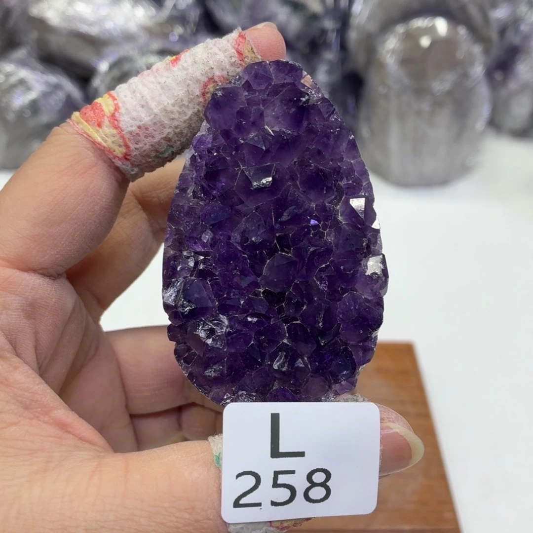 未镶嵌水晶摆件天然紫水晶