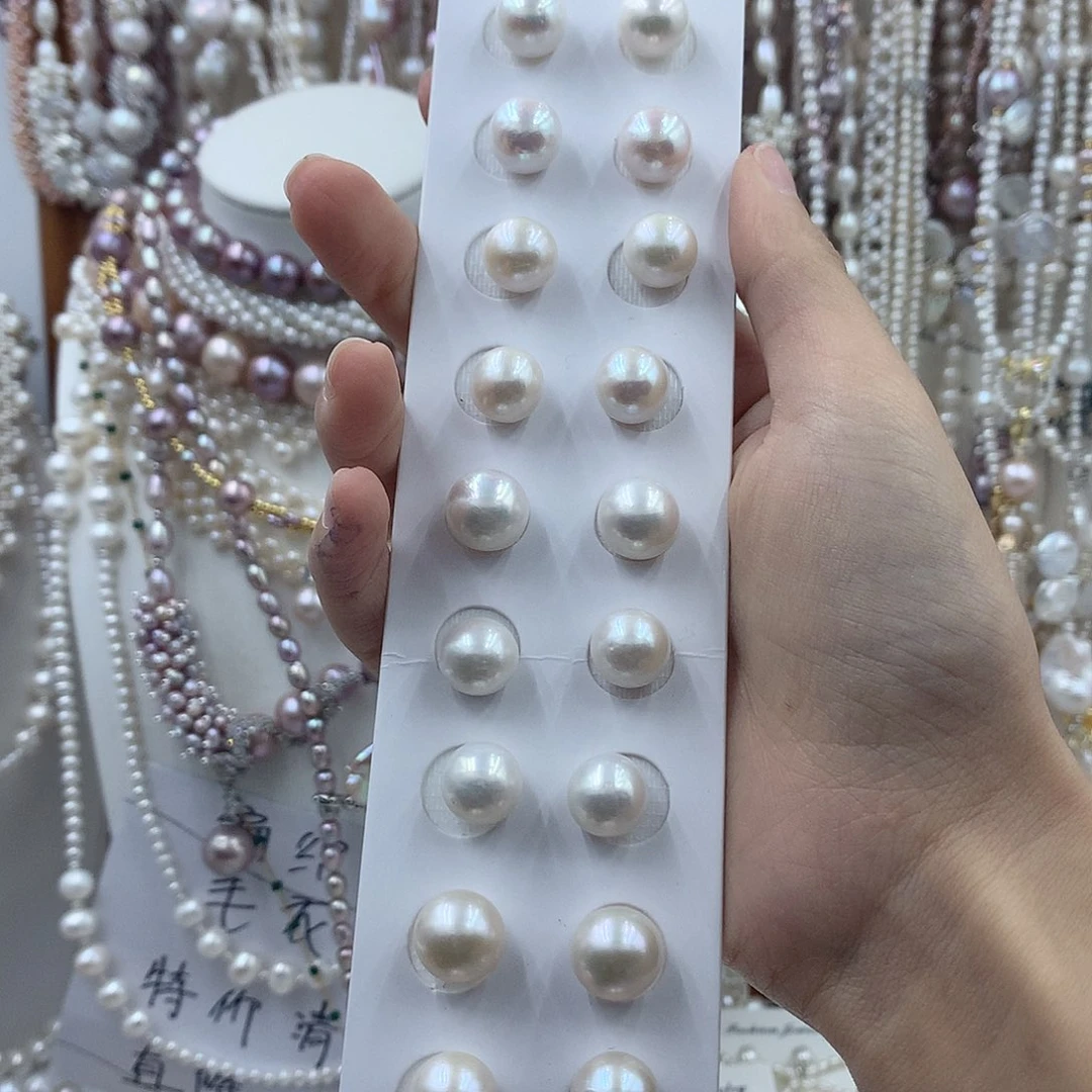 银S925镶嵌项链耳饰淡水珍珠