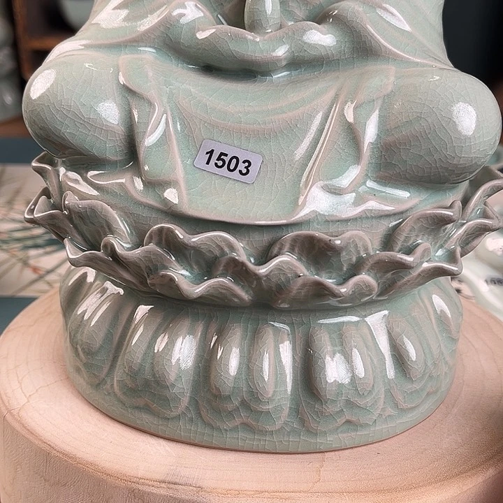 杯飞***林1503 大瑕青鸾汝瓷原矿