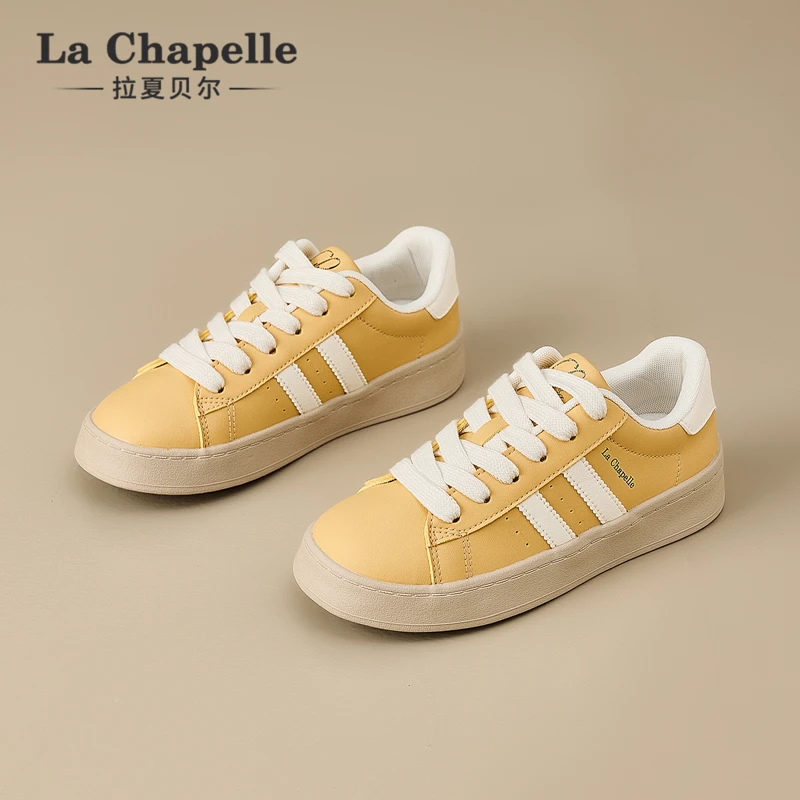拉夏贝尔德训鞋女2025春夏季新款轻便时尚运动休闲板鞋厚底阿甘鞋