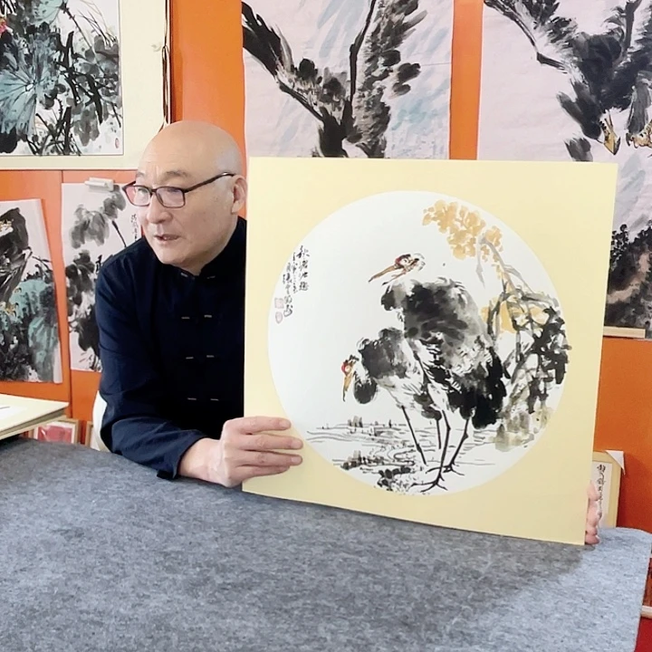 国画张圣敏先生纯手绘作品