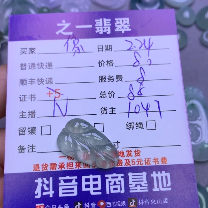 翡翠颈饰未镶嵌像*