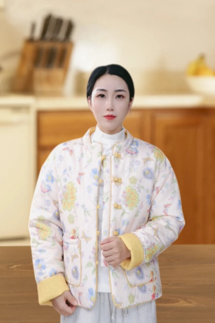 A2006秋冬季民族风女中式复古文艺加厚中国风【袁】