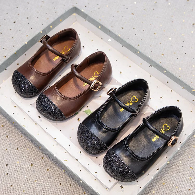 女童公主皮鞋春季新款小女孩软底单鞋时尚洋气演出鞋