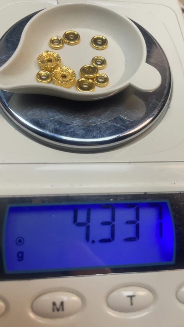 足金999配饰隔片