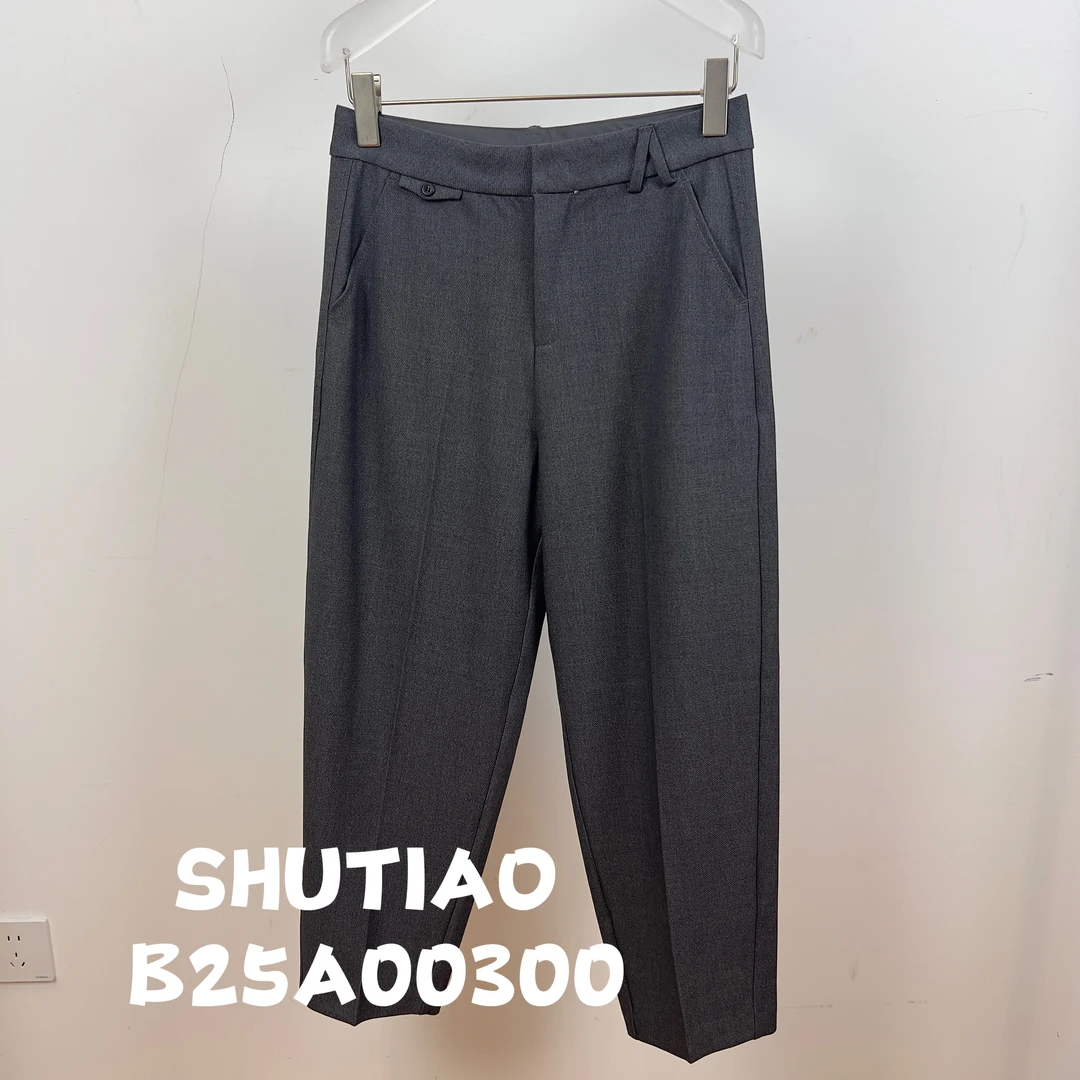 【SHUTIAO】2024秋冬：新款小众设计款裤子B25A00300