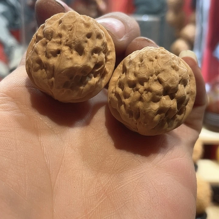 文玩核桃把件菩*心云铁26