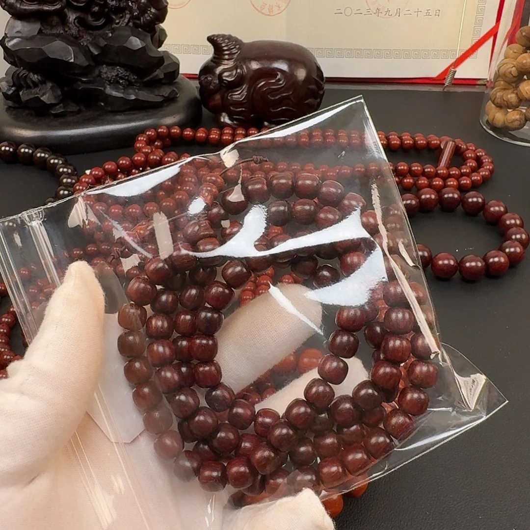 尊***主小叶紫檀手串/手链0.8/0.9cm108粒