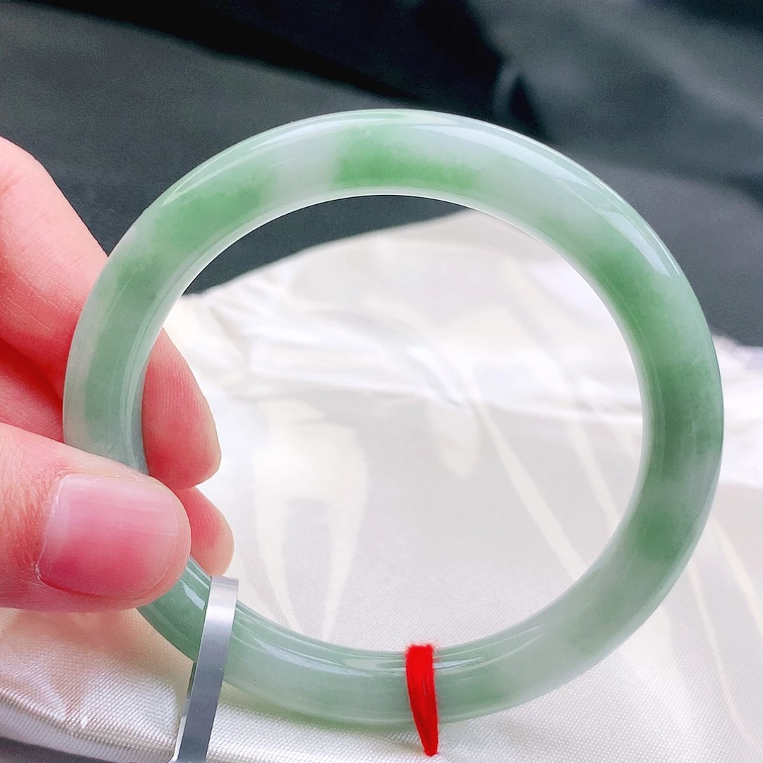 翡翠未镶嵌手镯缅甸天然a货翡翠手镯