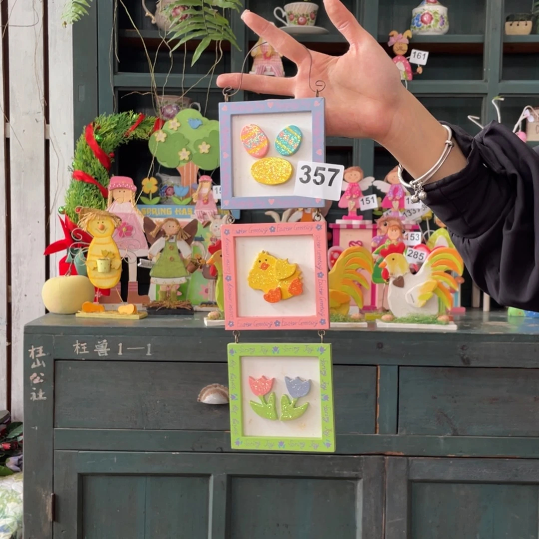 木质圣诞月福老货玩具中古风默认微瑕