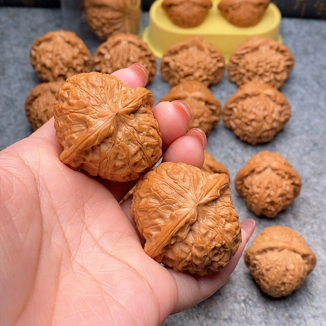 文玩核桃把件精品南瓜墩43全品重49.5克