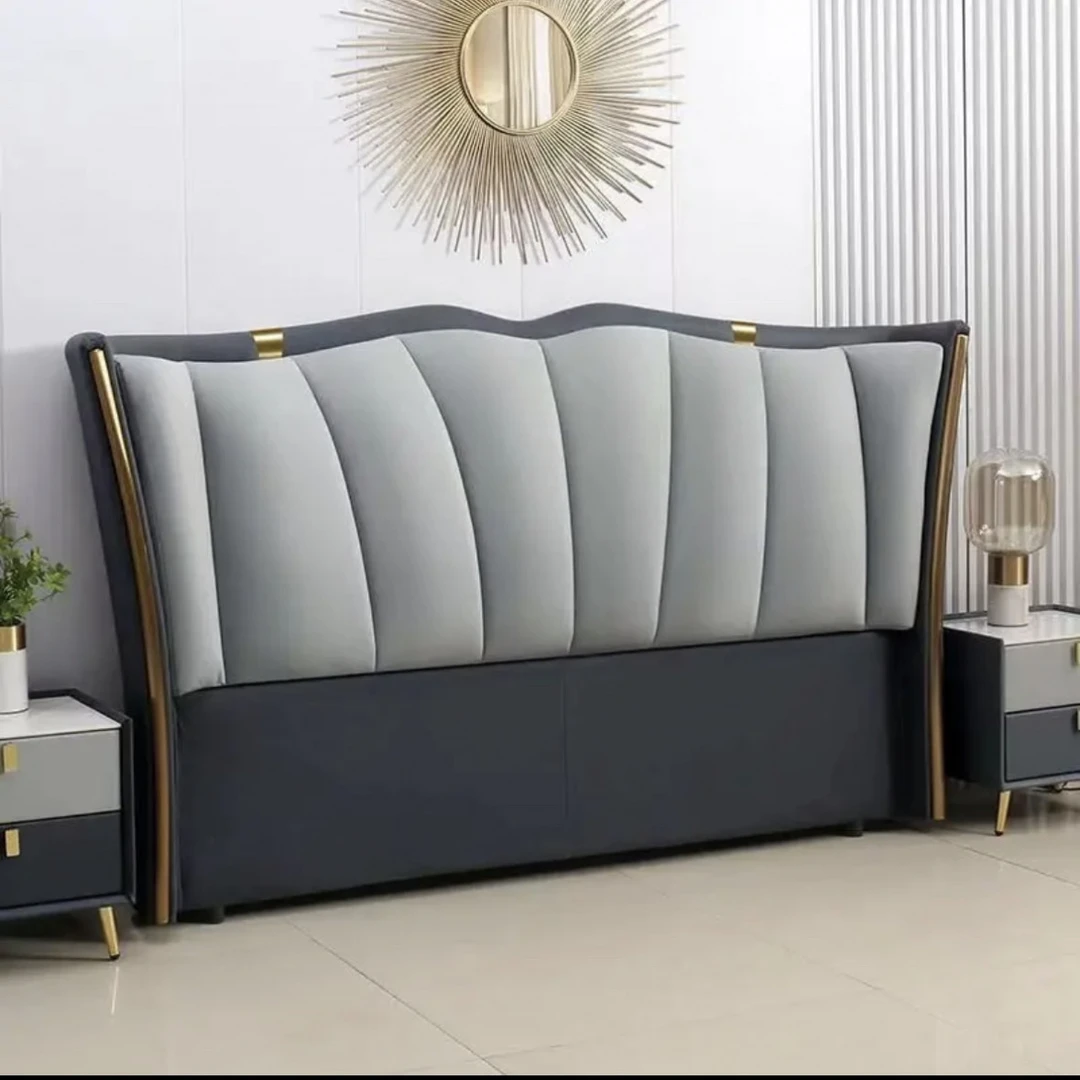 软包床单独2024新款生态真皮软包床软包双人落地软包床靠背单买现