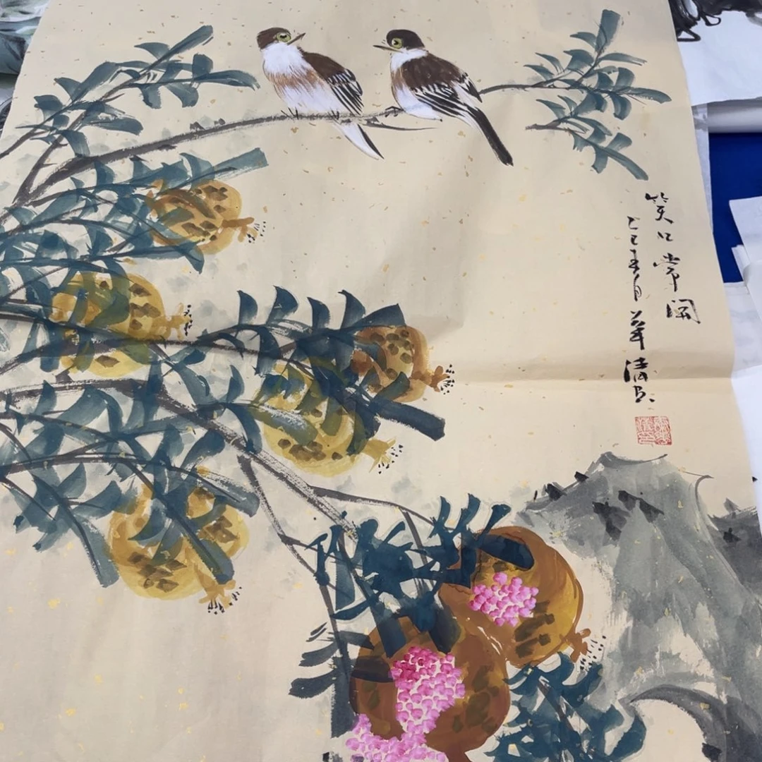 国画纯手绘作品图