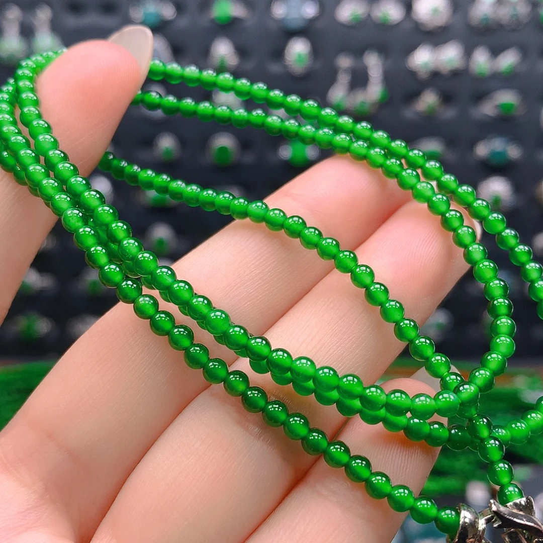 翡翠未镶嵌吊坠(不含链)项链3