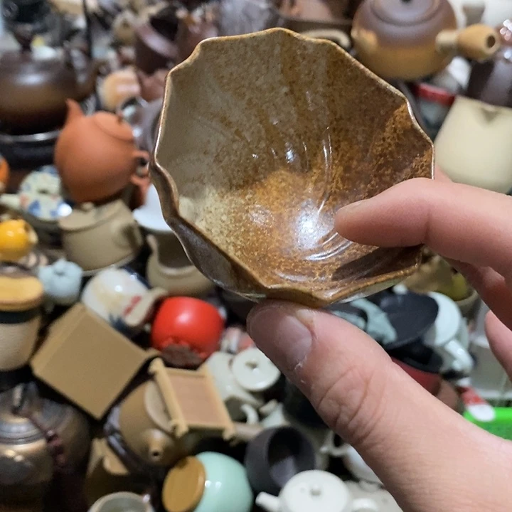 瓷片荷花的一种色彩和颜色一样了