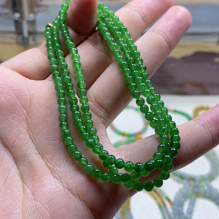 定制翡翠未镶嵌缅甸翡翠A货卡3.8