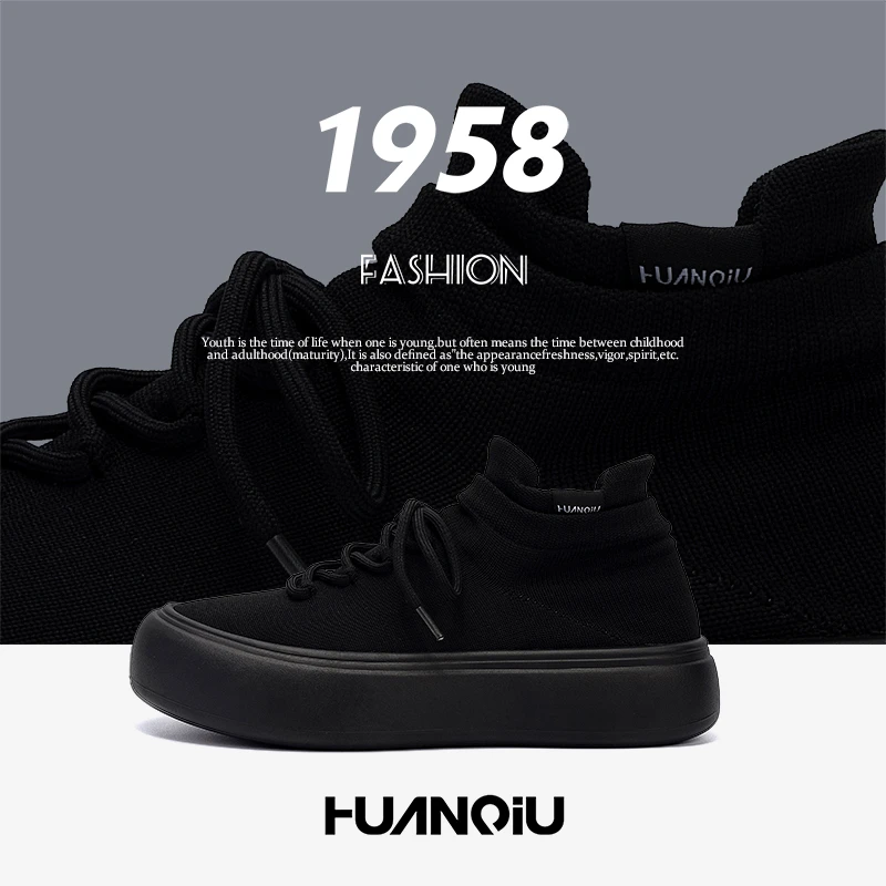 环球休闲鞋子男款2025新款夏季网面透气男鞋潮百搭男士开车专用鞋