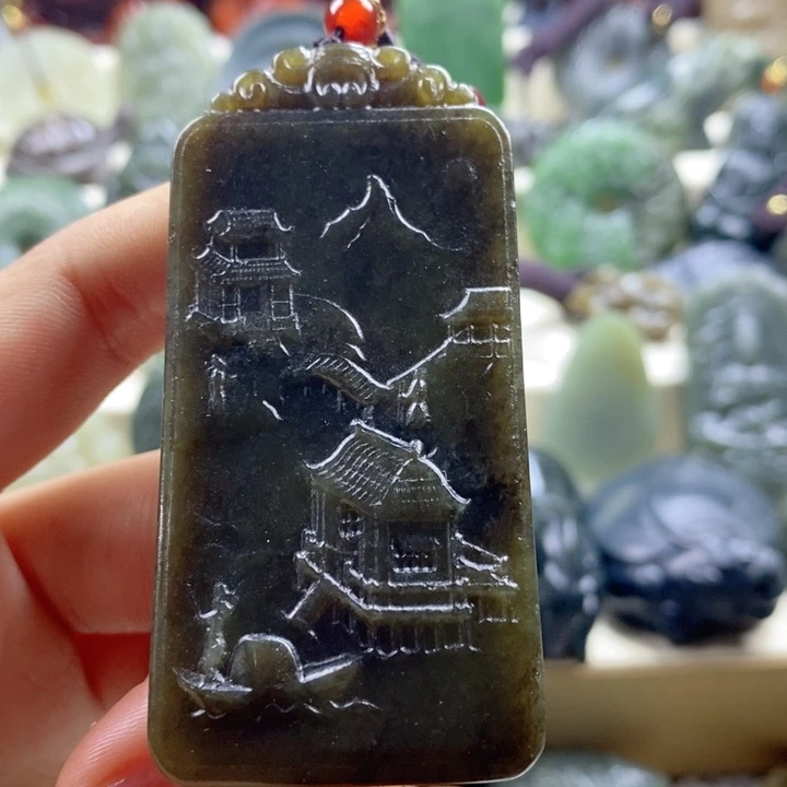 和田玉颈饰未镶嵌