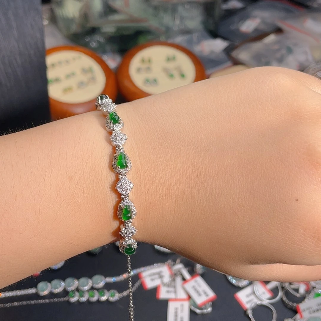 未镶嵌手链翡翠手链