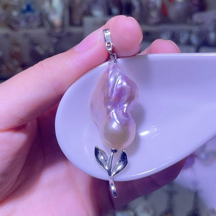 淡水珍珠合金颈饰29