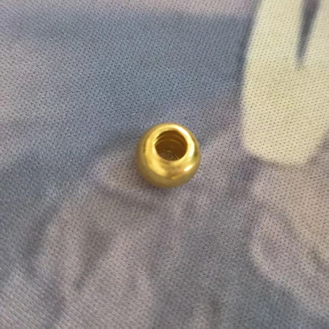 sg纯箔轻奢猫眼黄摆件sy11125