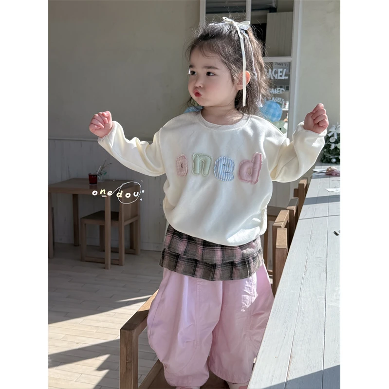 one豆·25春~字母圆领卫衣5025