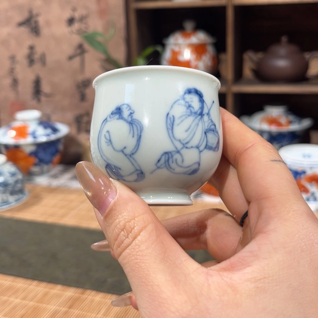 杯子陶景德镇陶瓷主人杯