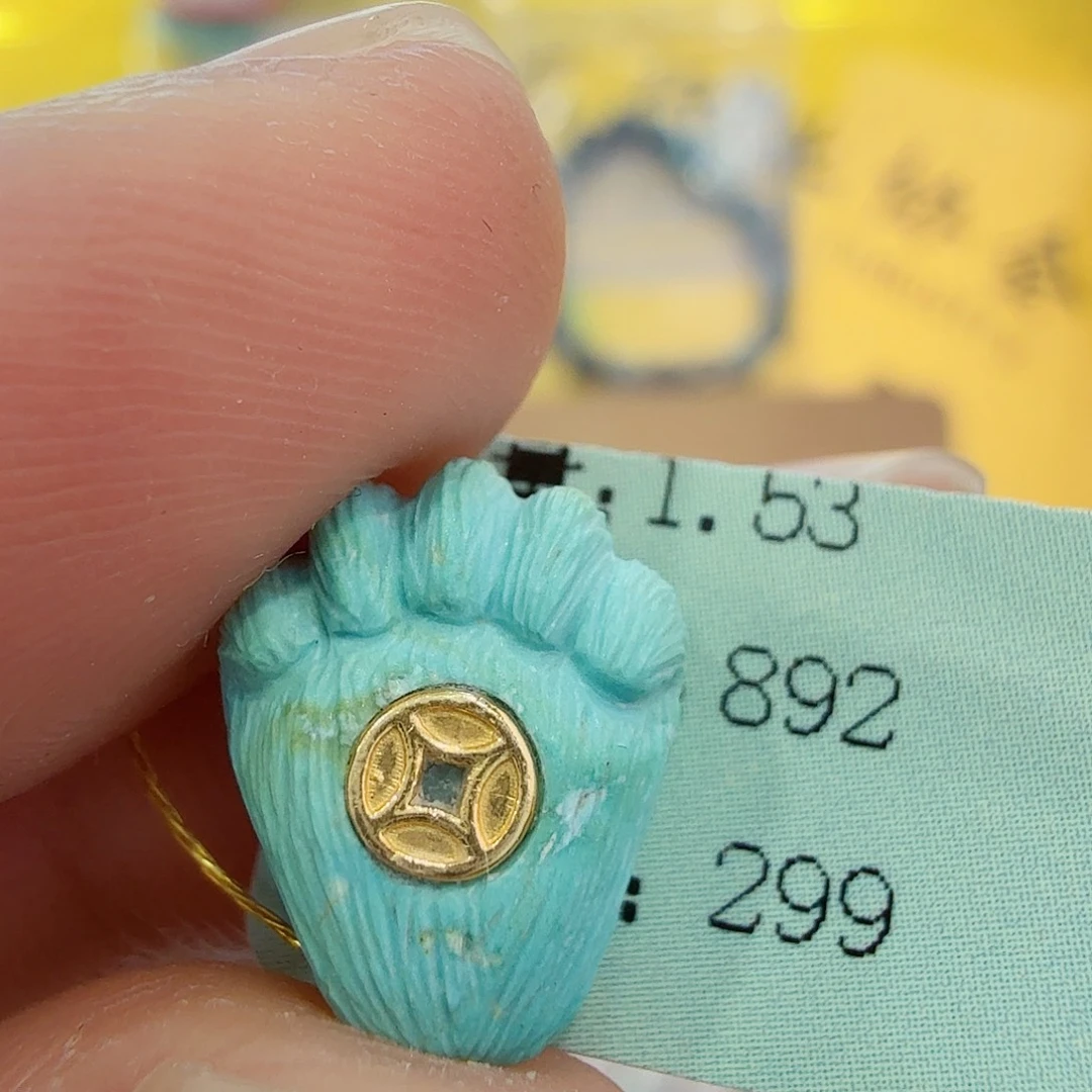 绿松石未镶嵌配饰