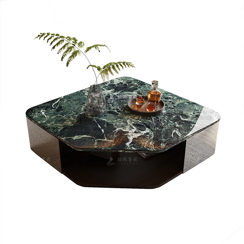 拉佩鲁兹正方形茶几意式极简茶几家用茶几别墅奢石茶几