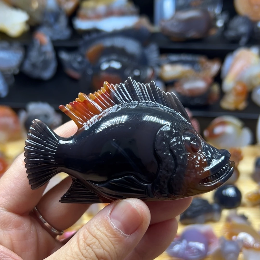 玛瑙/玉髓未镶嵌把件