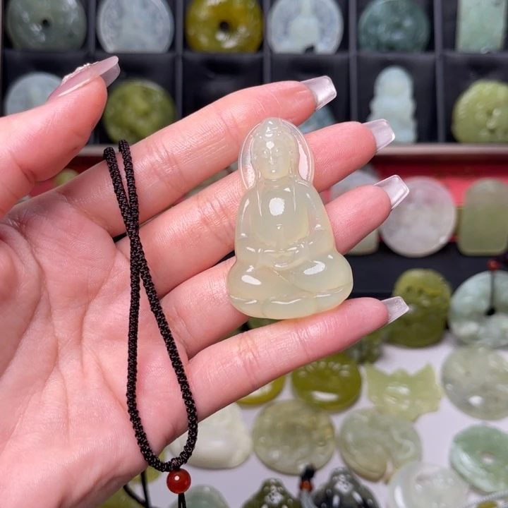 南***梦岫玉未镶嵌吊坠(赠链)