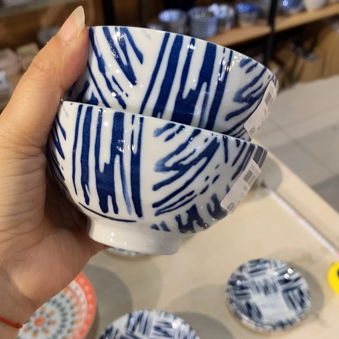 瓷片日本进口美浓烧4.5寸2只装