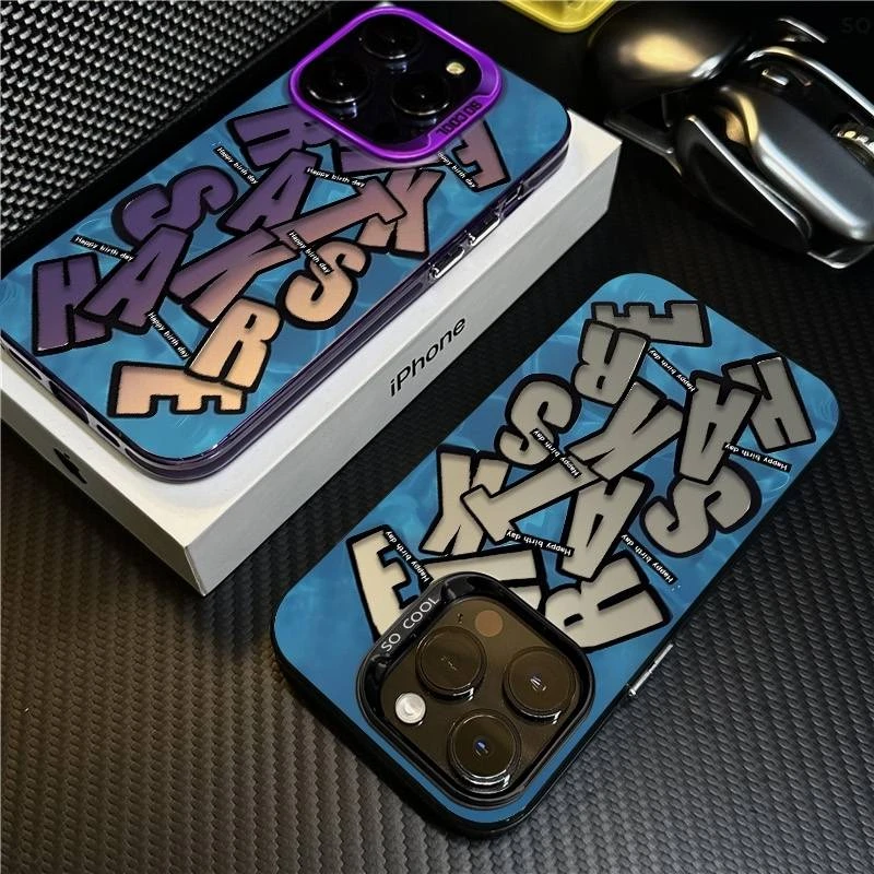 镂空字母适用iPhone16手机壳苹果15Promax创意14保护套13个性防摔