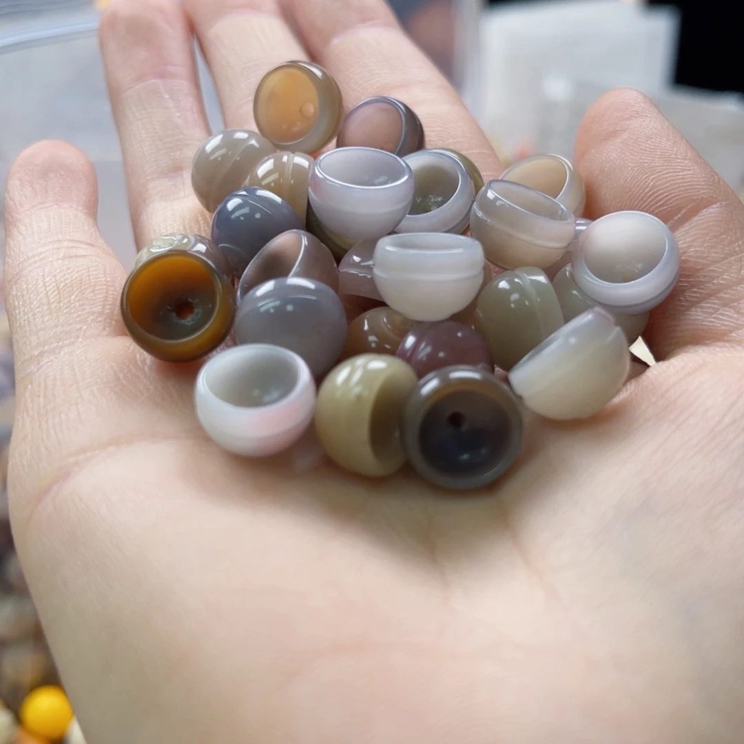 吊坠白玉菩提z13mm/30+5颗碗肠瑕