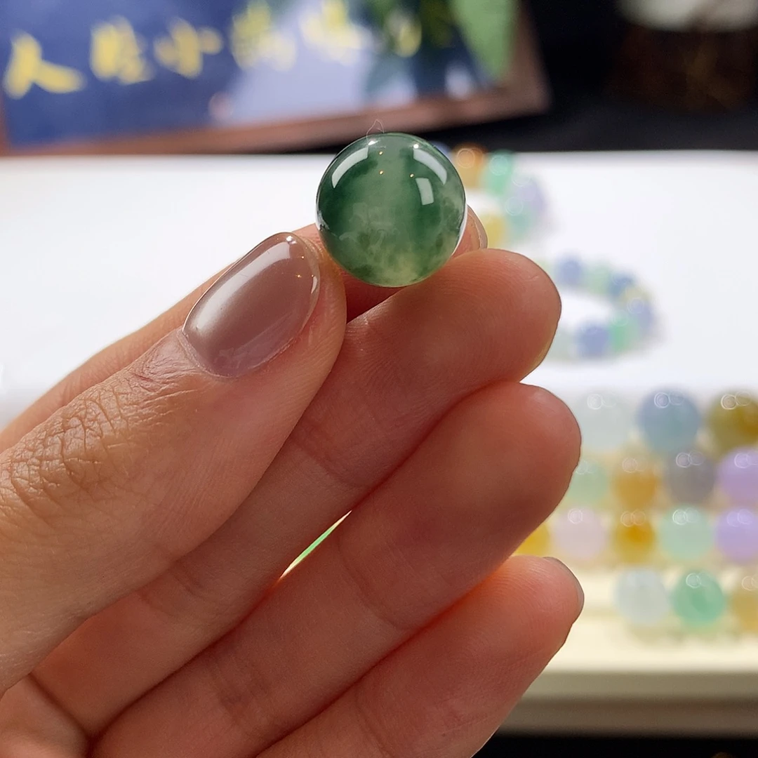 翡翠散珠翡翠珠子