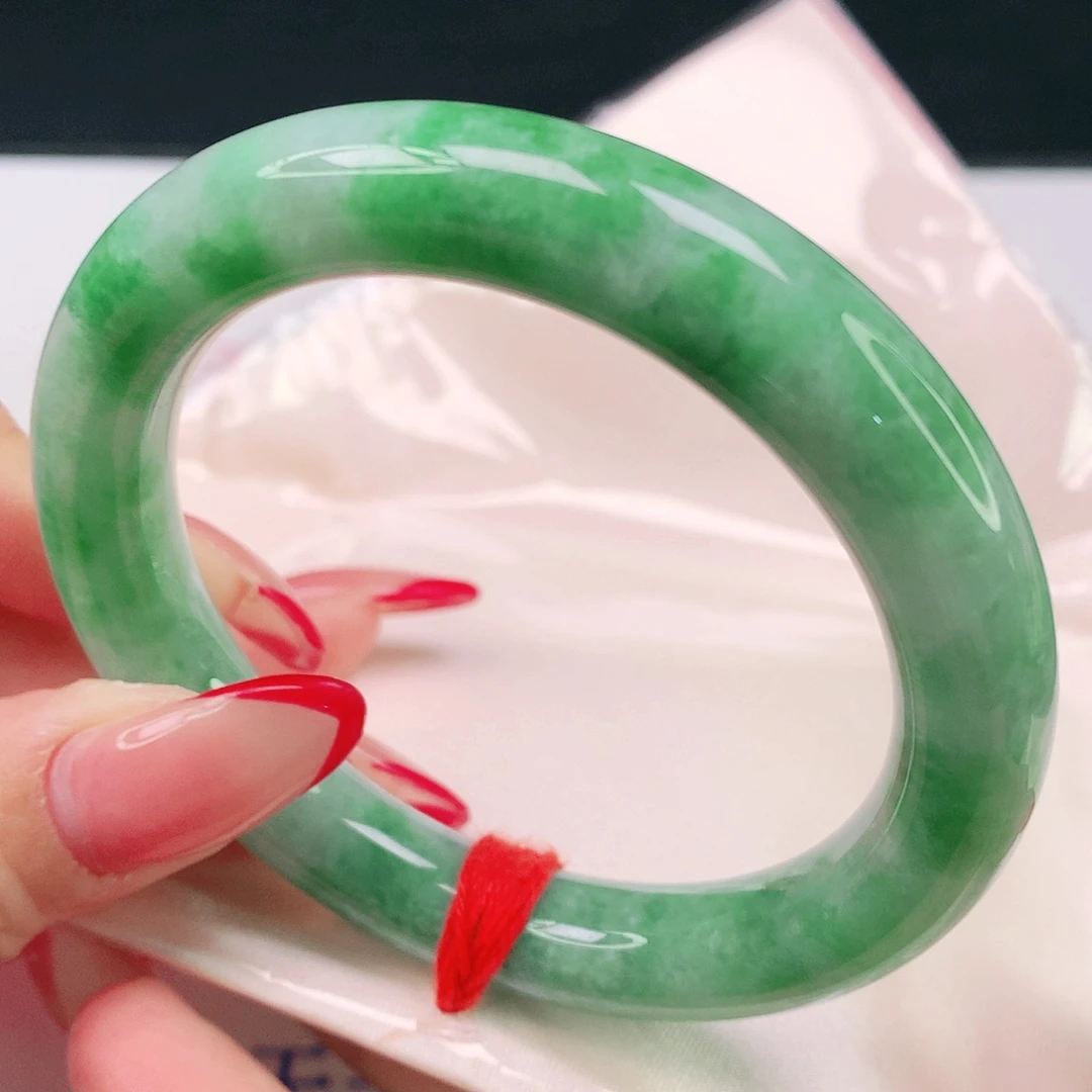 翡翠未镶嵌手镯天然翡翠2063