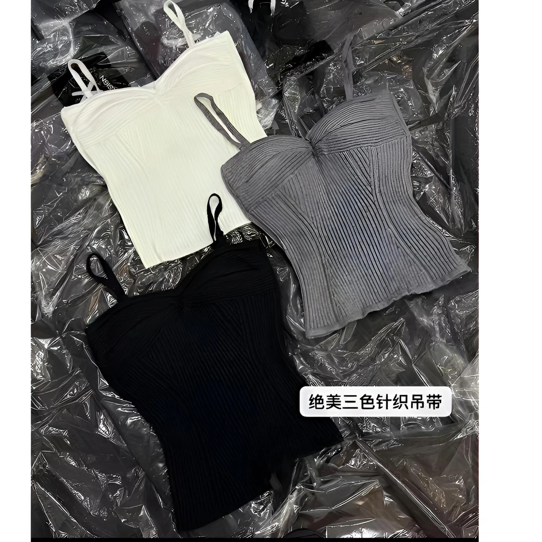 韩单时装背心修身打底吊带性感风6025时尚百搭