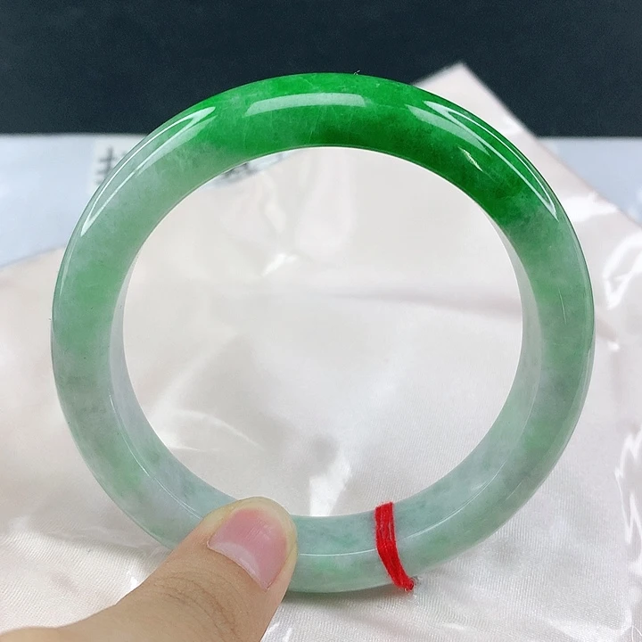 未镶嵌手镯翡翠圈63，0B024