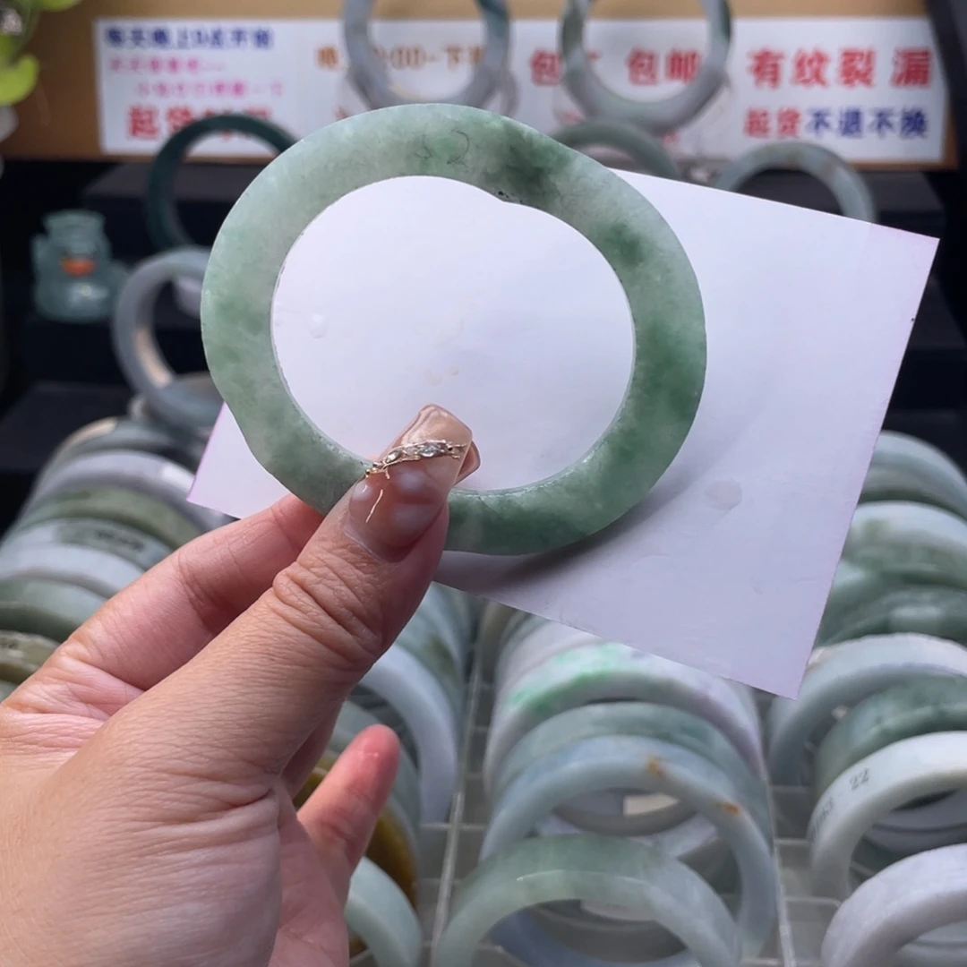 【闪购商品】未镶嵌手镯定制翡翠