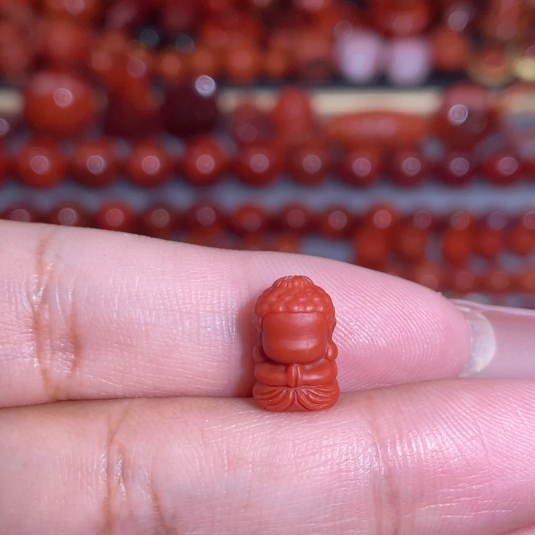 南红玛瑙未镶嵌无相宝宝佛