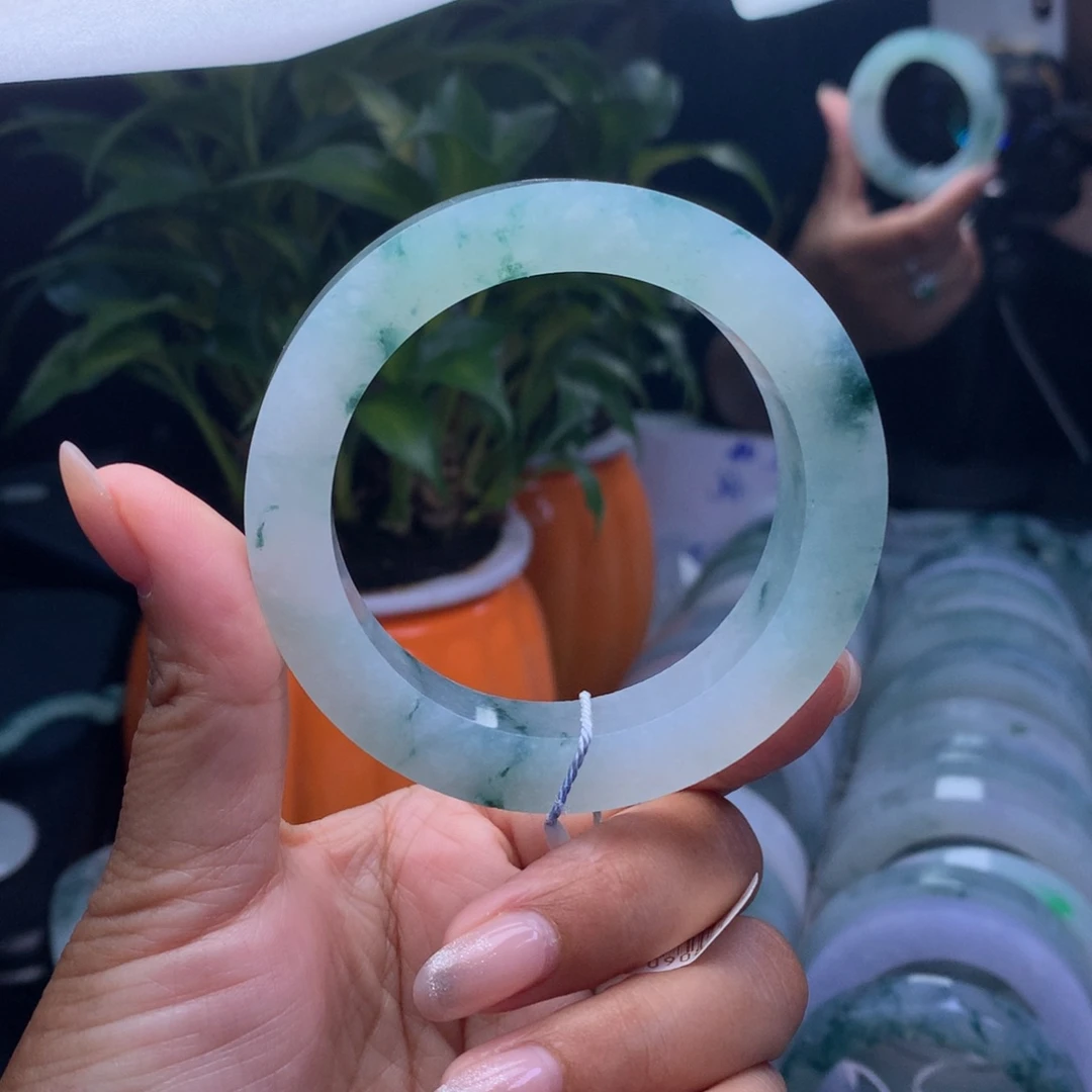 定制翡翠未镶嵌54-55圈