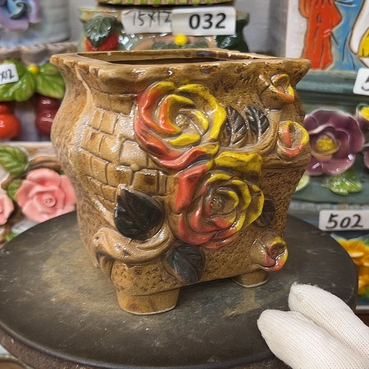 粗陶材质多肉花盆