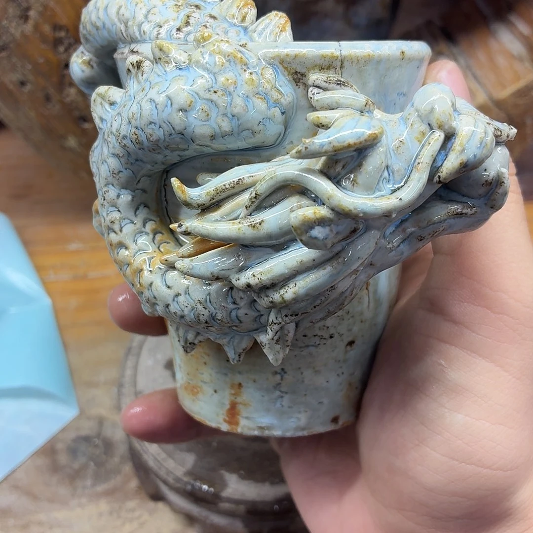 陶园柴烧，精品高货880瑕裂