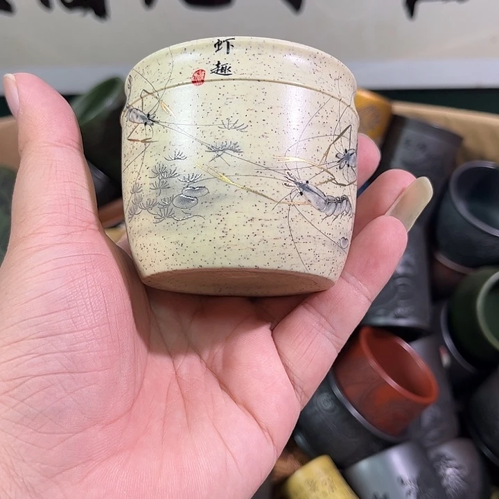 茶杯紫砂全手工紫砂主人杯