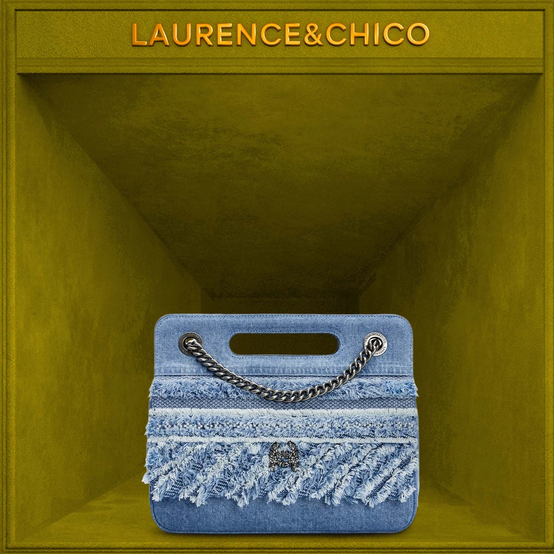 LC钉珠牛仔毛条牛奶盒D4AE10323007