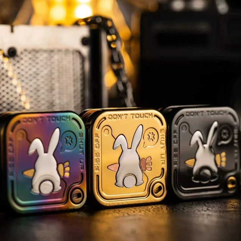 【虎头局】SNAP-响指暴躁兔金属解压玩具潮玩MOT EDC