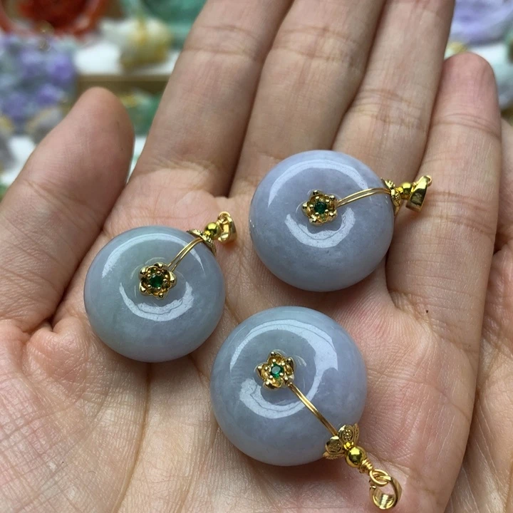 颈饰未镶嵌翡翠正翡翠