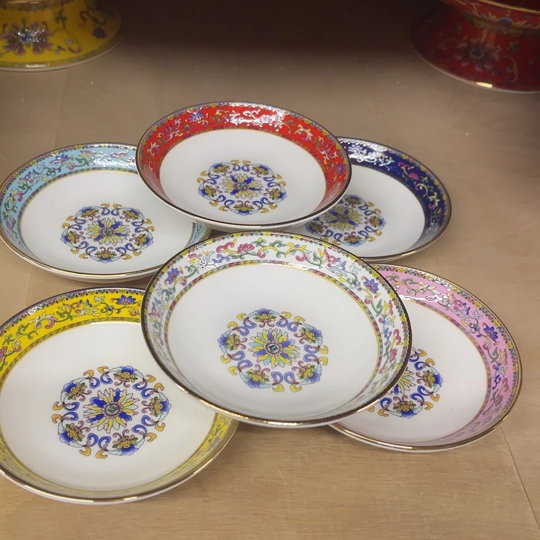 珐琅4寸6个………………