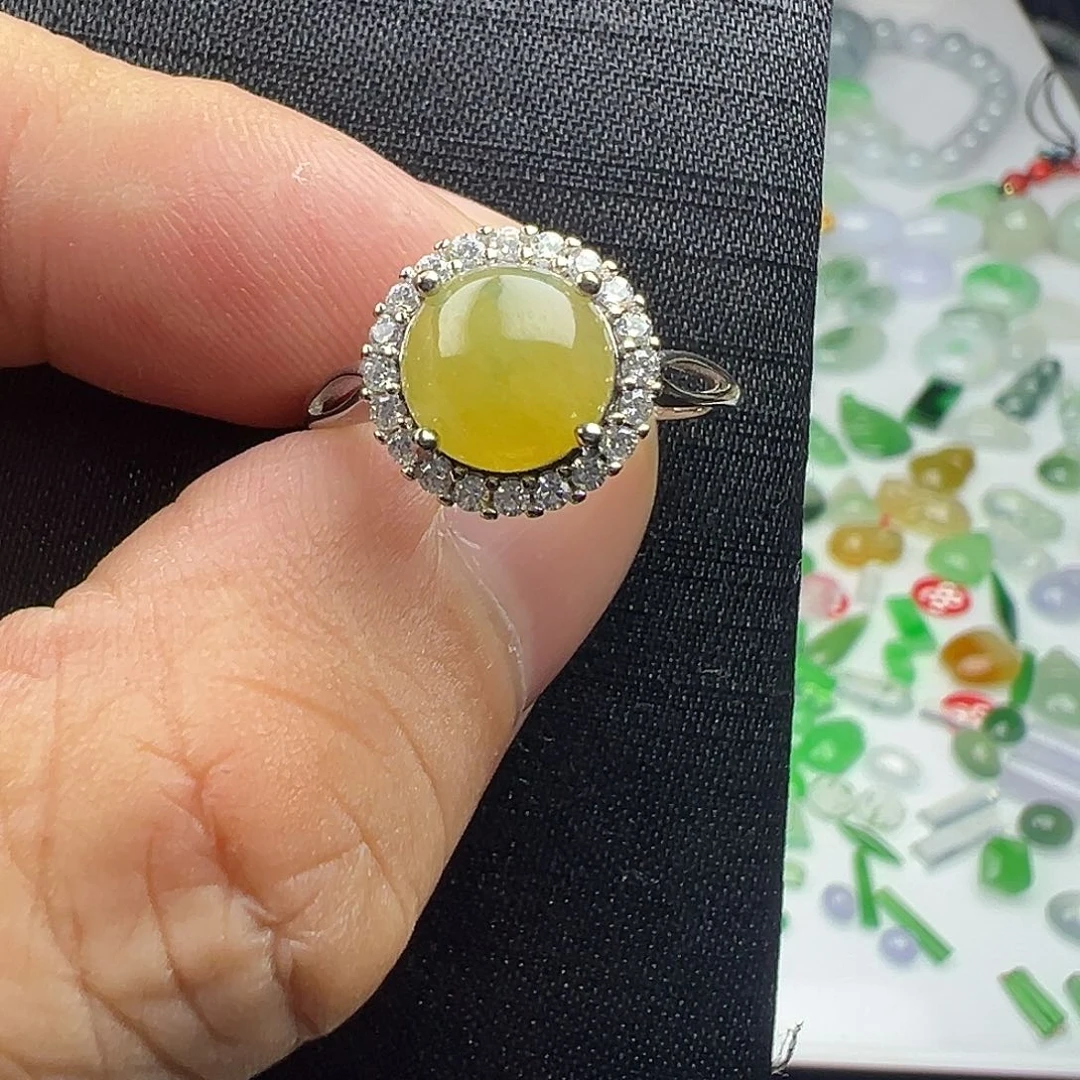 翡翠银S925镶嵌颈饰施****哥翡翠